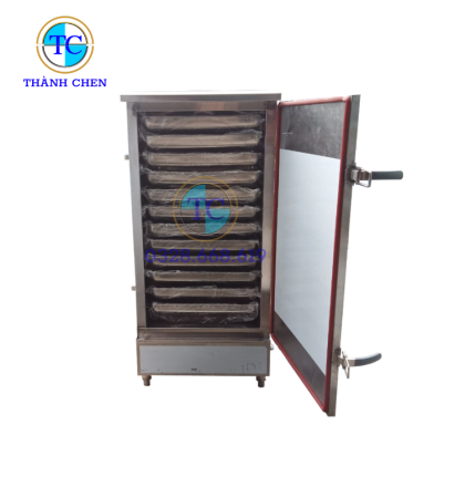 Tủ nấu cơm 12 khay - điện