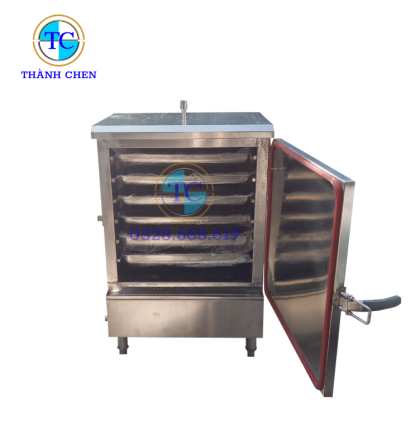Tủ nấu cơm 6 khay - điện