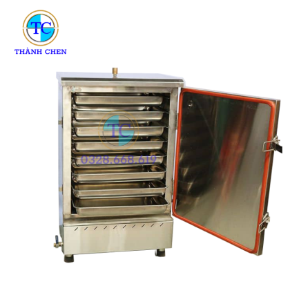 Tủ nấu cơm 8 khay - điện
