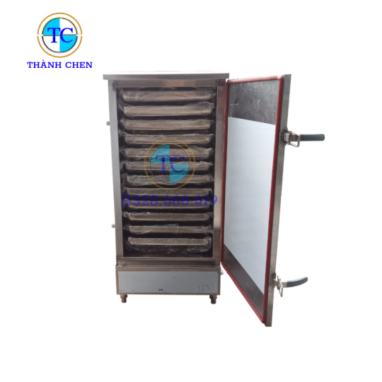 Tủ nấu cơm 12 khay - điện